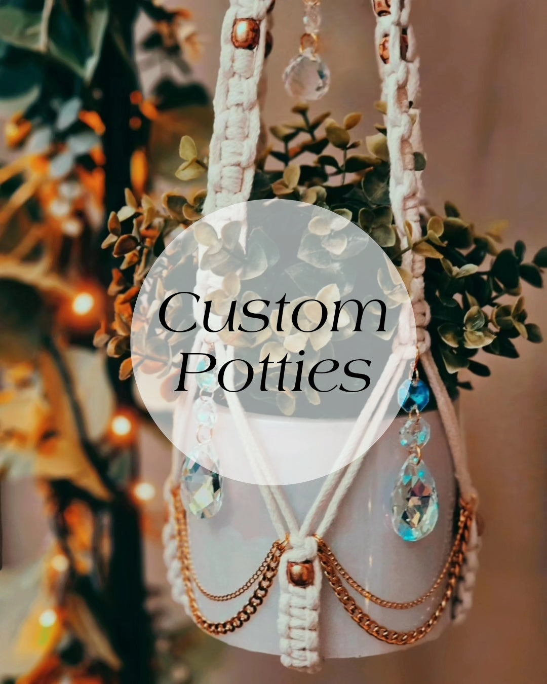 Custom Pottie 🌙🌱DEPOSIT ONLY🌿✨️