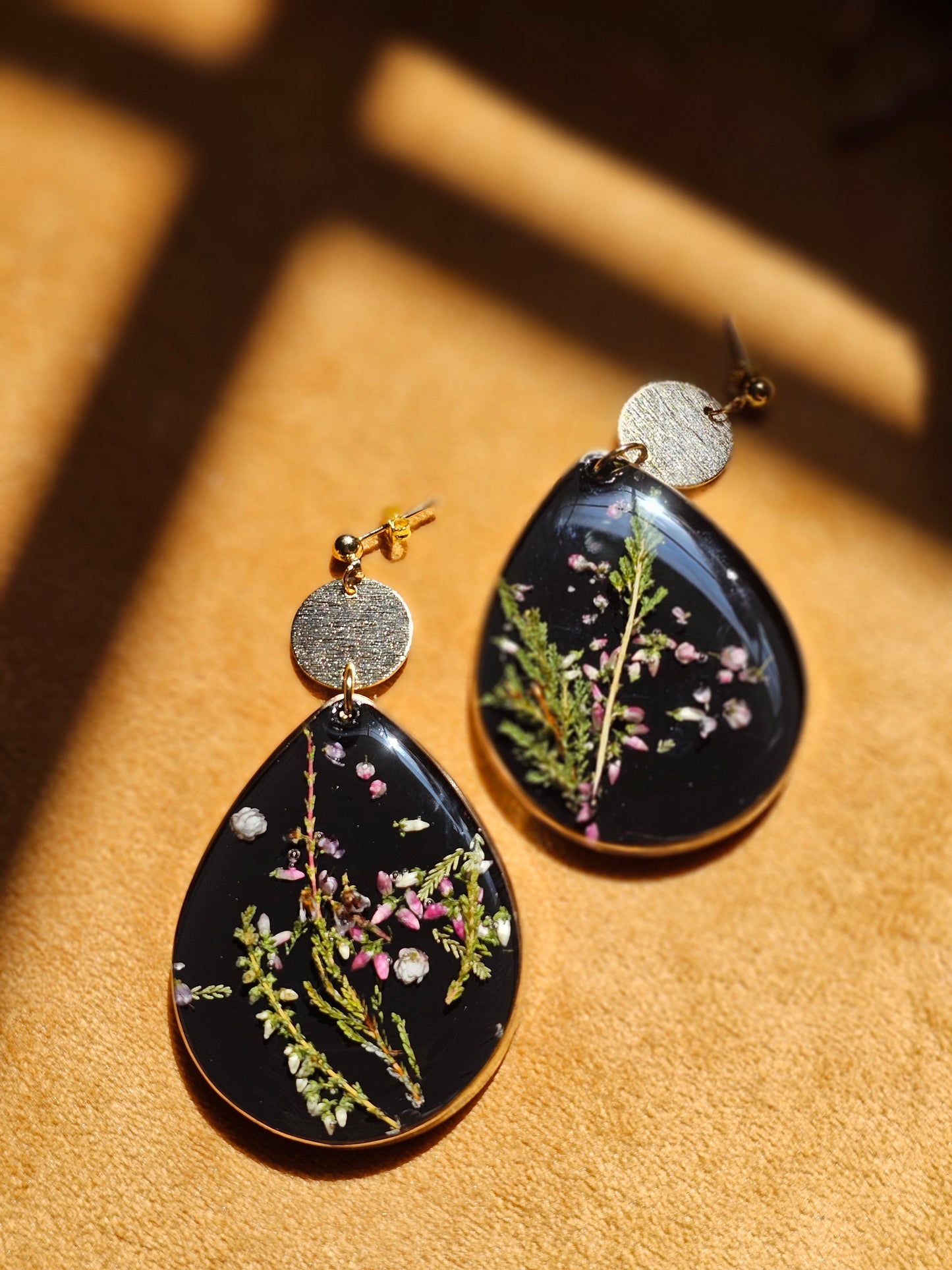 Forest Heather earrings