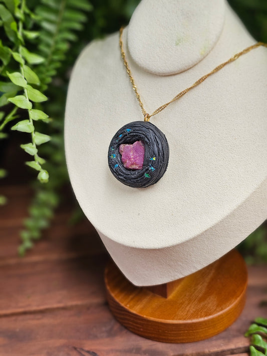 Ruby nests Necklace