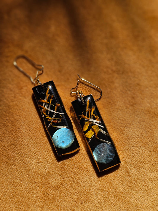 Marigold & Labradorite drops