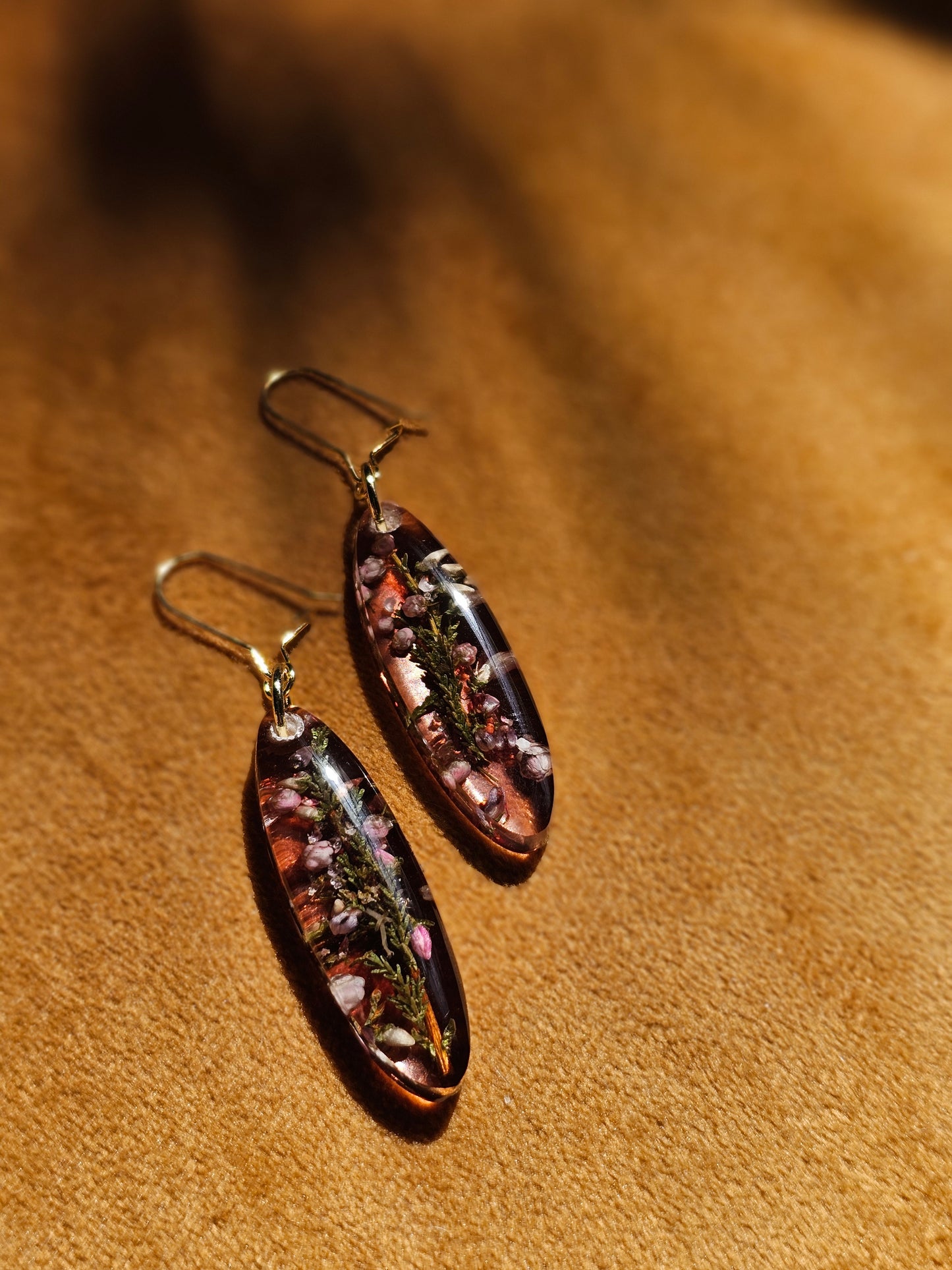 Pink Ozothamnus and forest Heather drops