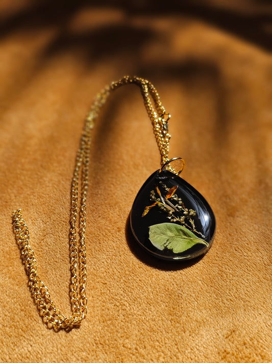 Marigold drop pendant