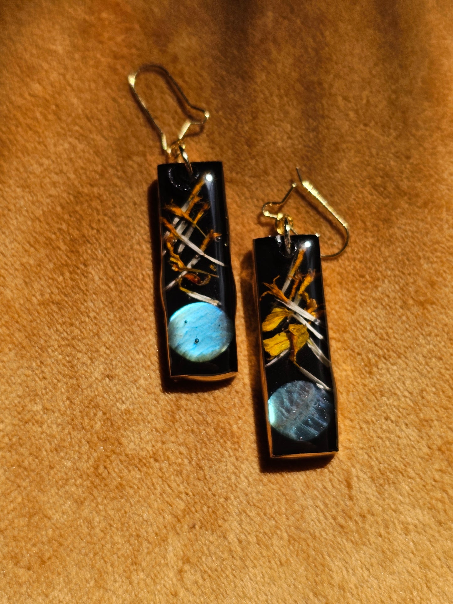 Marigold & Labradorite drops