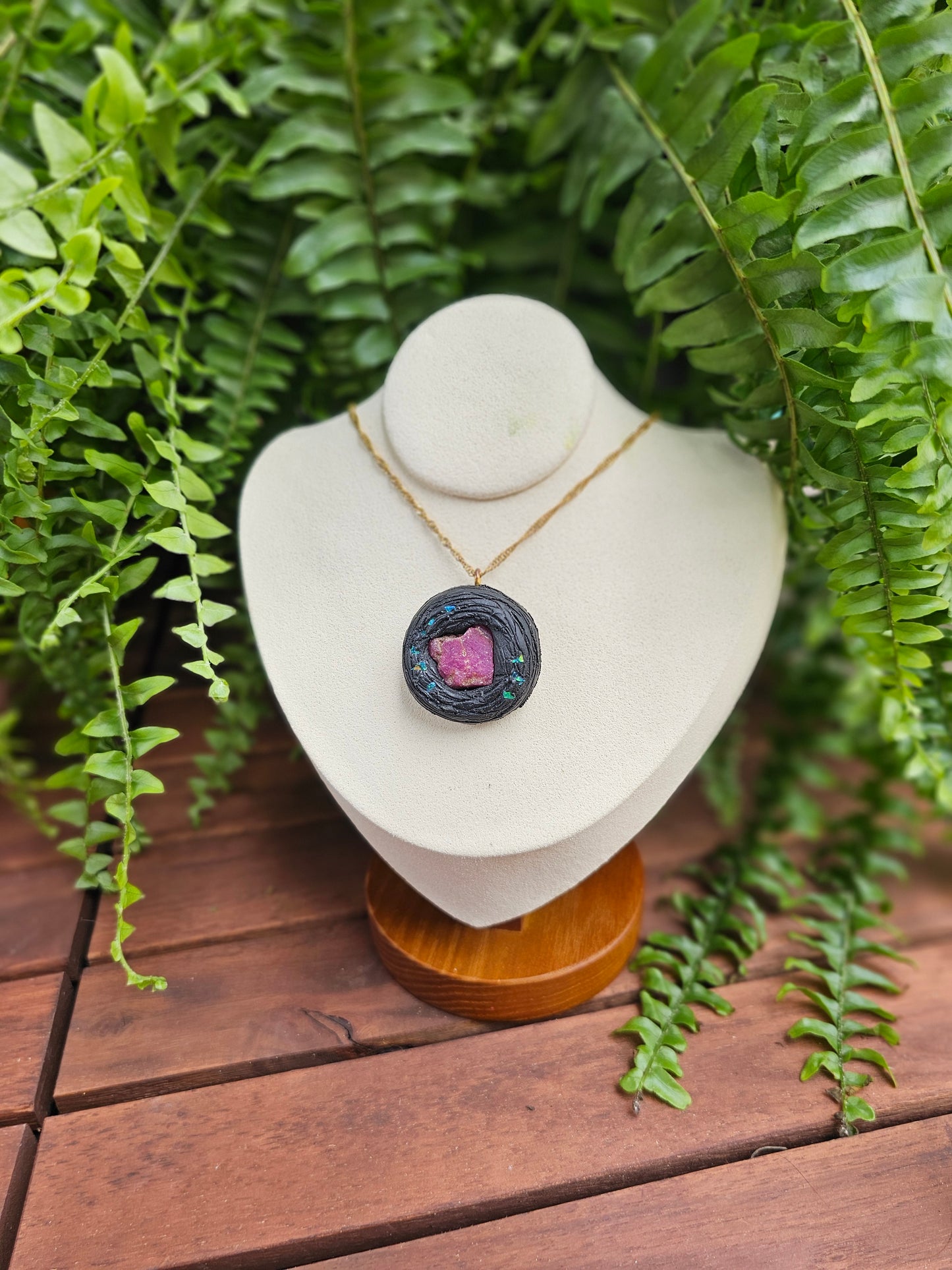 Ruby nests Necklace