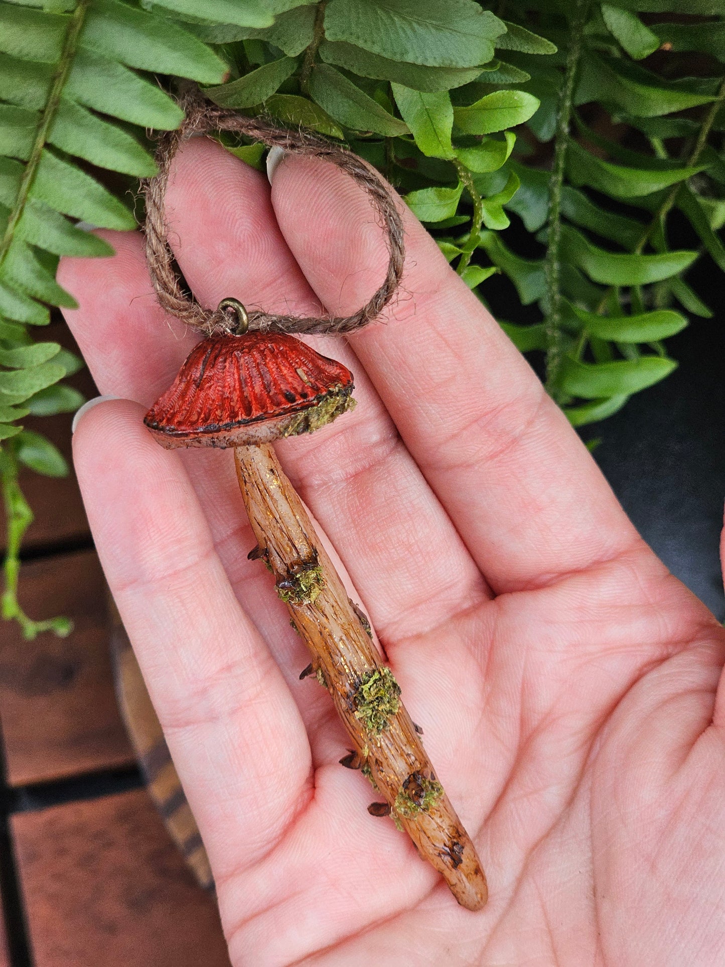 Hanging mushroom