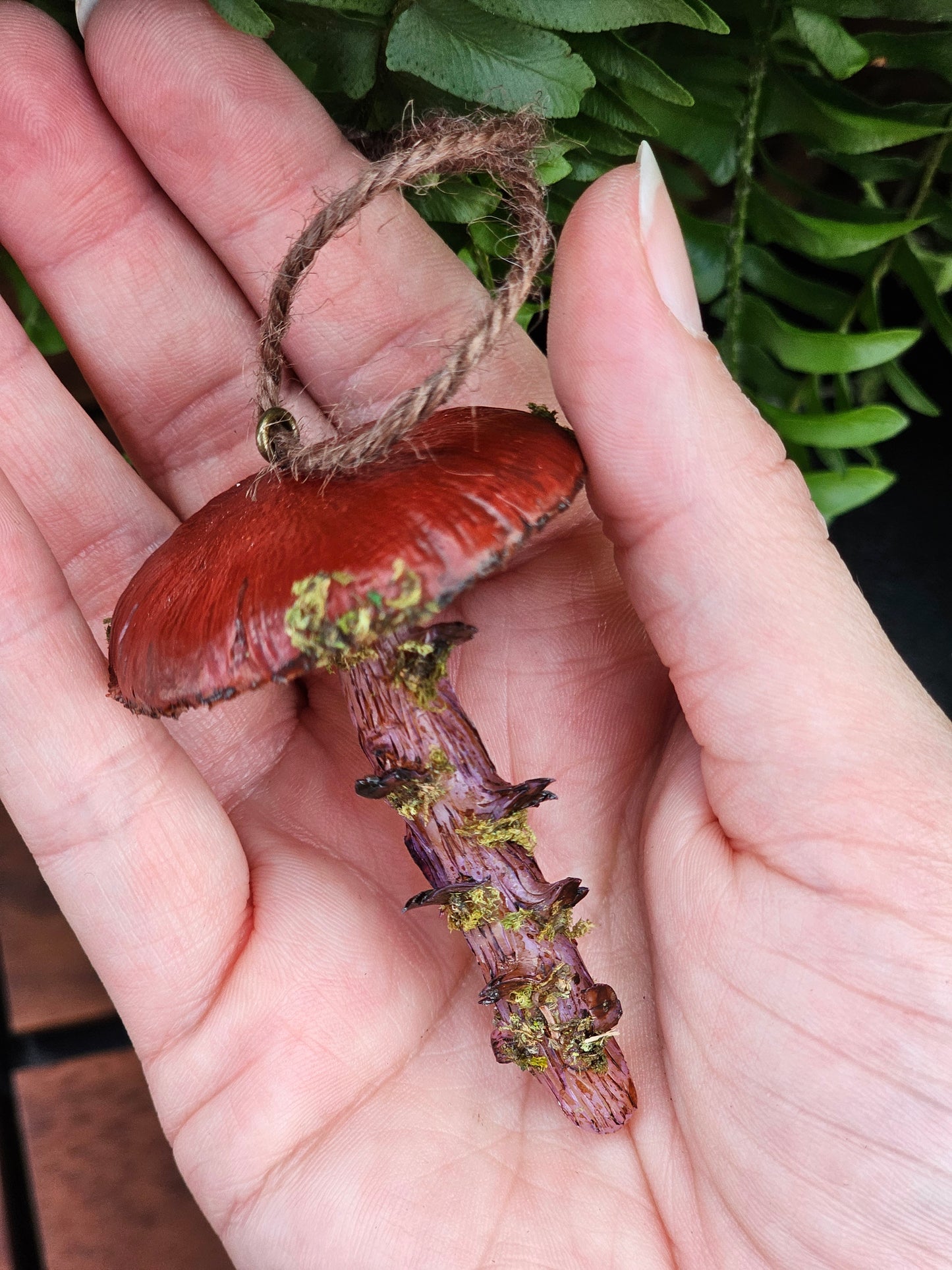 Hanging mushroom