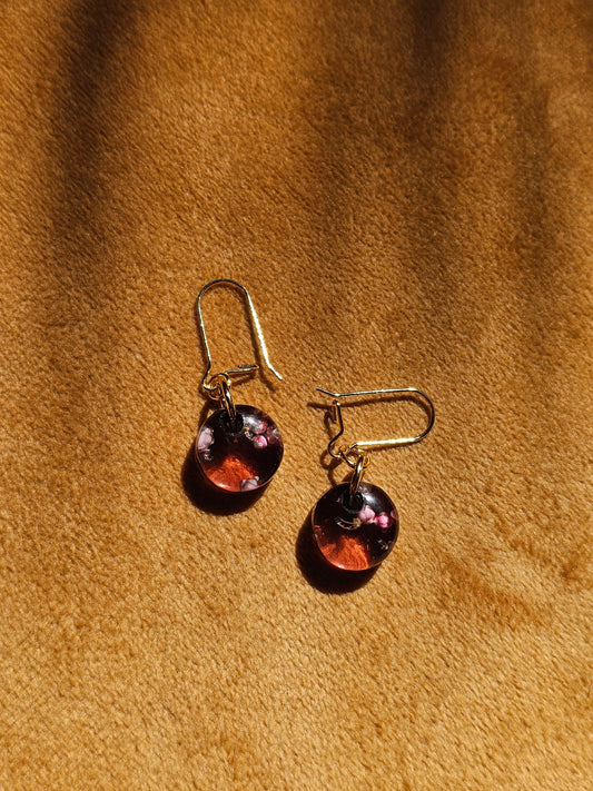 Pink Ozothamnus and forest Heather drops
