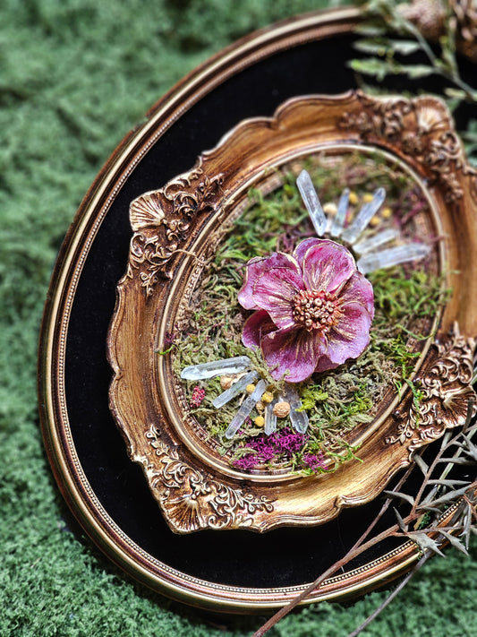 Forest Flora Framed Sculpture